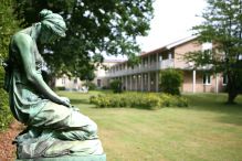 Statue, park, Gilleleje