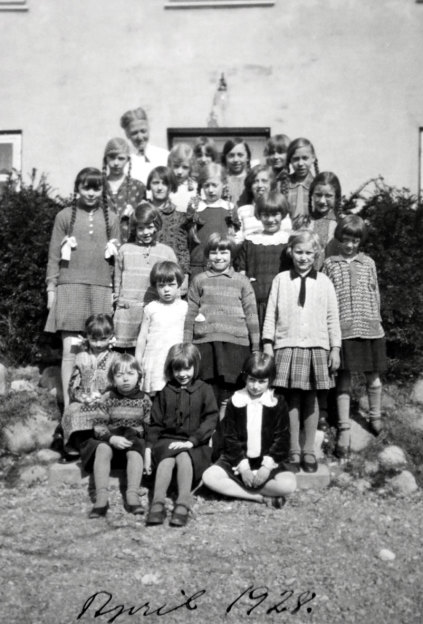 Billeder af børnene på Lysglimt i 1929